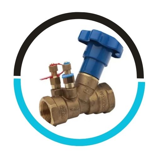 Boss Double Regulating Valve