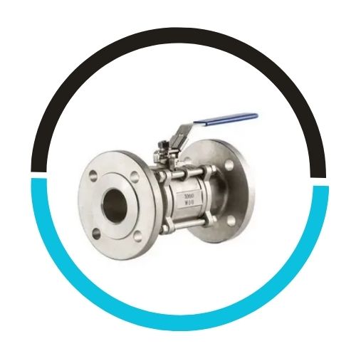 3 Pc Forged Steel Floating Seat Ball Valve in UAE